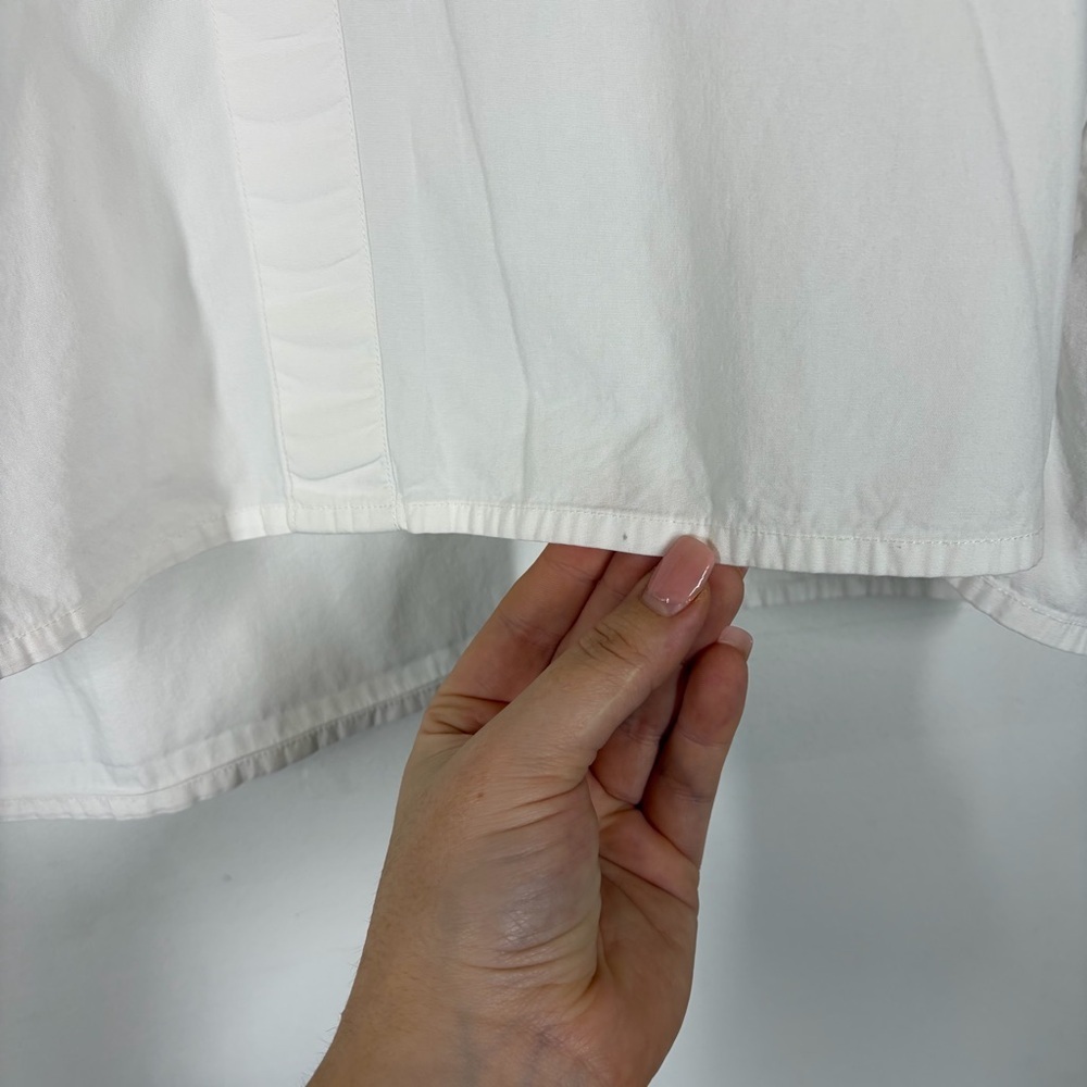 Laurence Bras White Blouse Size 0 - Picture 6 of 9